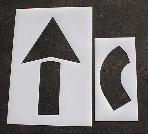Pavement Stencil 60 in Arrow Kit 1/8