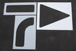 IndivStencil Symbol Polyethylene 3pcs
