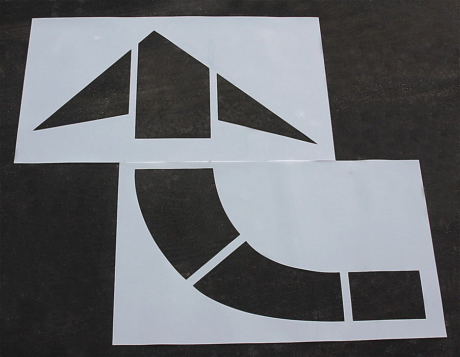 IndivStencil Symbol Polyethylene 2pcs