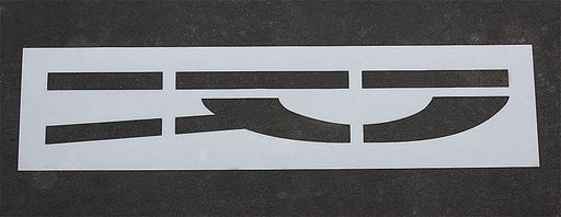 Pavement Stencil 72 in R x R 1/8
