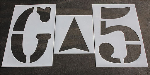 IndivStencil Symbol Polyethylene 8pcs