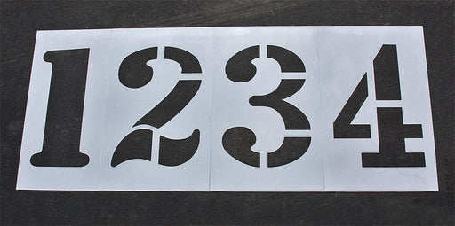 Athletic Stencl Track  Field 36 in 1/16