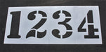 IndivStencil Number Polyethylene 8pcs