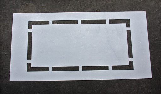 Athletic Stencil Batters Box 36 in 1/16