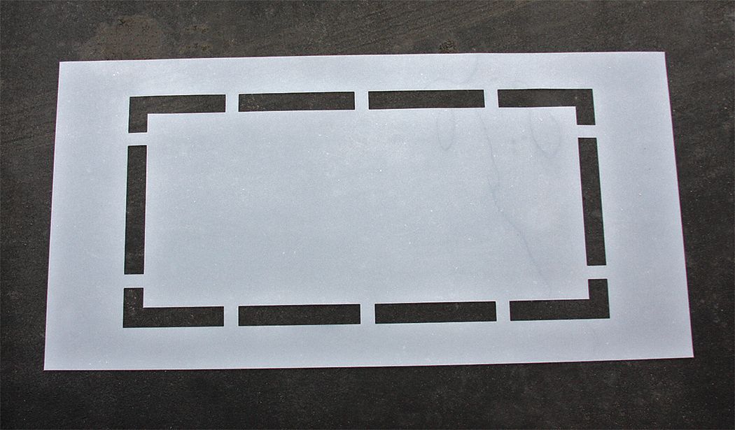 IndividualStencil Symbol Polyethylene