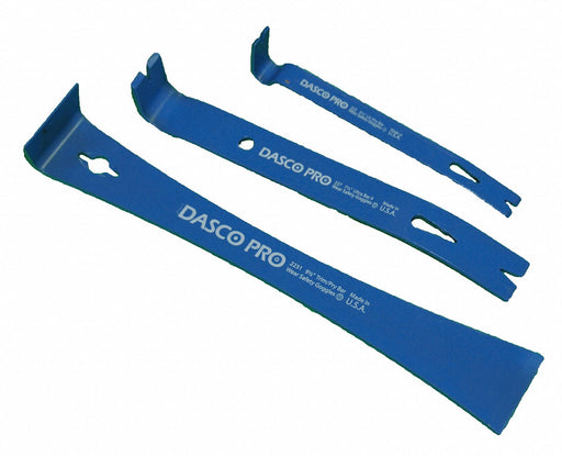 Pry Bar Set Pieces 3 High Carbon Steel