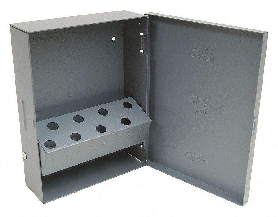 Drill Bit Case Silver and Deming 8pc