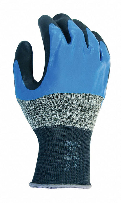 G2406 Coated Gloves Black/Blue 2XL PR