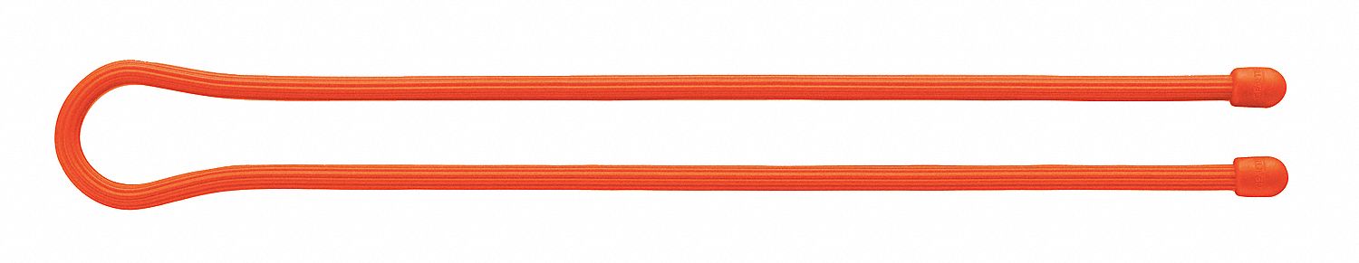 Gear Tie Orange 24 in PK2
