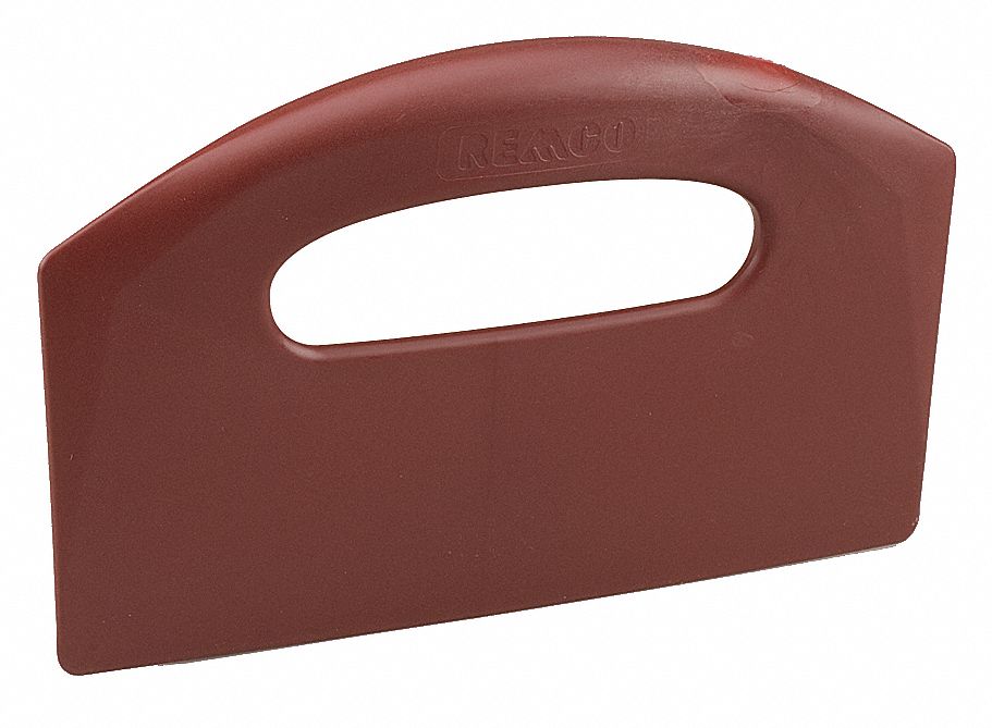 Bench Scraper Poly 8-1/2 x 5 In MD Red