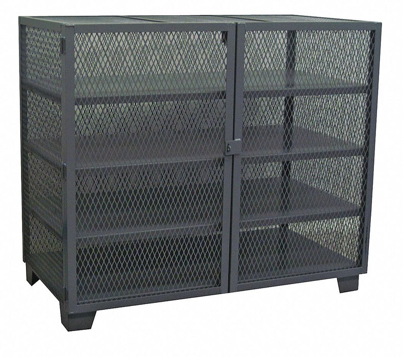 Shelving Cabinet 54 H 72 W Black