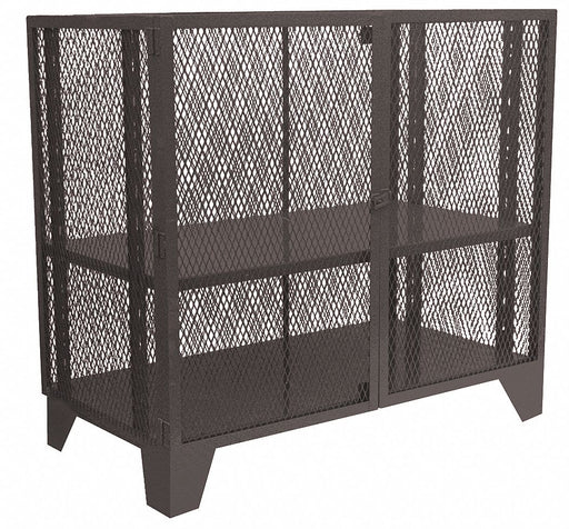 Shelving Cabinet 54 H 48 W Black