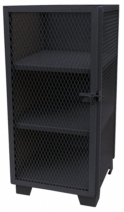 Shelving Cabinet 66 H 24 W Black