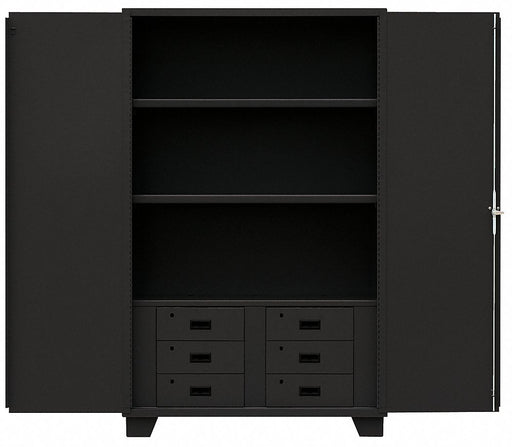 Combo Drawer Cabinet 78 H 48 W Black