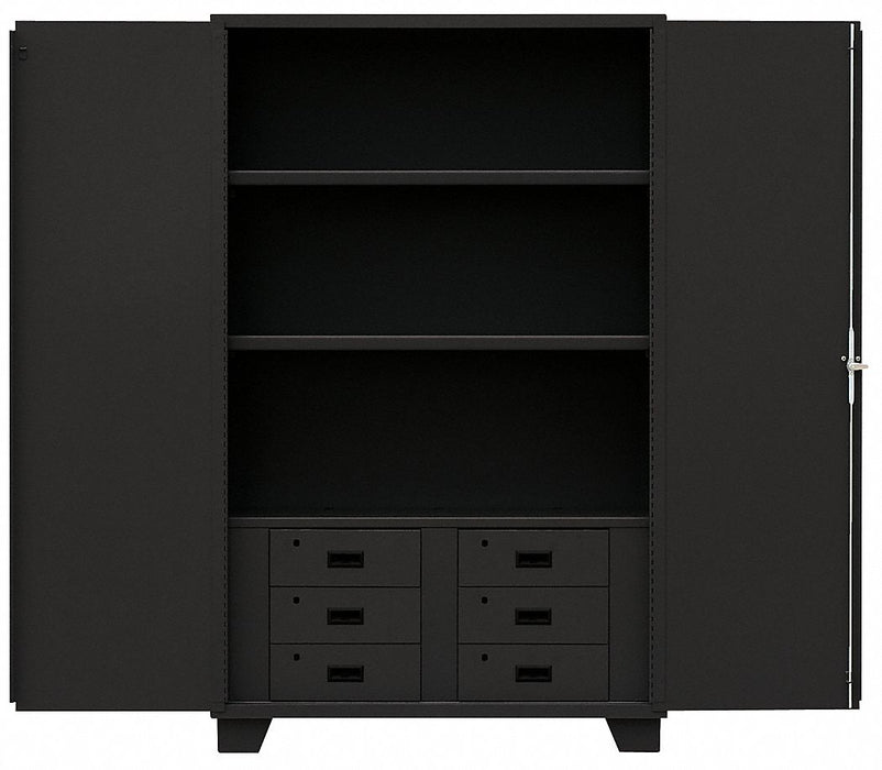 Combo Drawer Cabinet 78 H 48 W Black