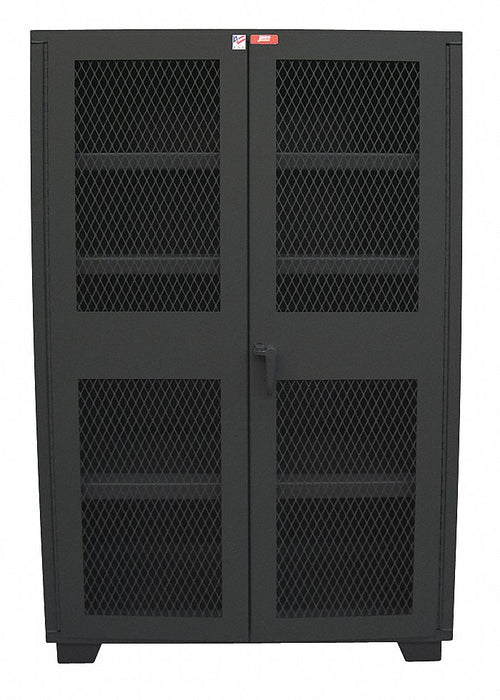 Shelving Cabinet 78 H 48 W Black