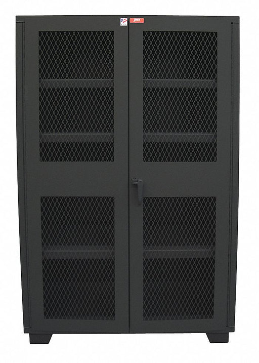 Shelving Cabinet 78 H 60 W Black