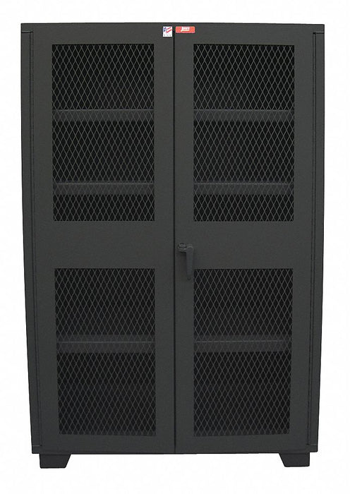 Shelving Cabinet 78 H 48 W Black