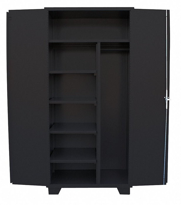 Combo Wardrobe Cabinet 78 H 36 W Black