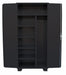 Combo Wardrobe Cabinet 78 H 36 W Black