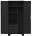 Combo Wrdrb/Drawer Cab 78 H 36 W Black
