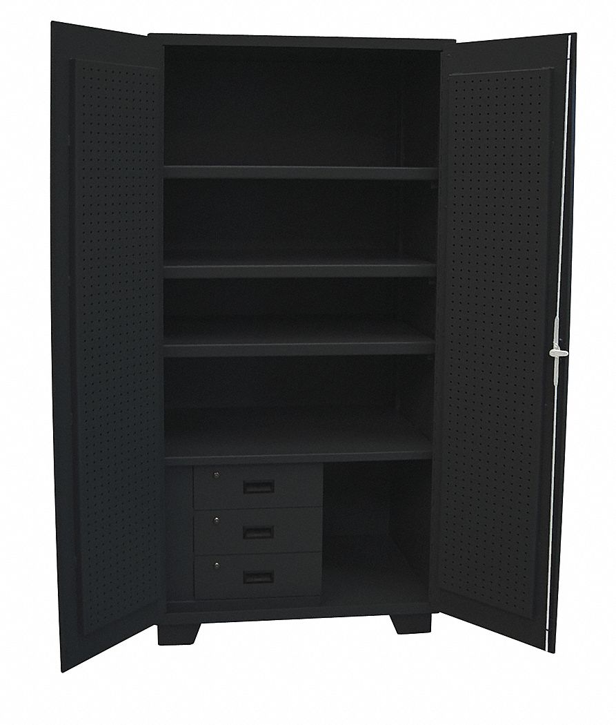 Combo Drawer Pgbrd Cab 78 H 60 W Black
