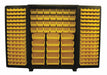 Bin Cabinet Louvered 78 H 60 W 24 D