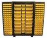 Bin Cabinet Louvered 78 H 48 W 24 D