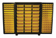 Bin Cabinet Louvered 78 H 60 W 24 D