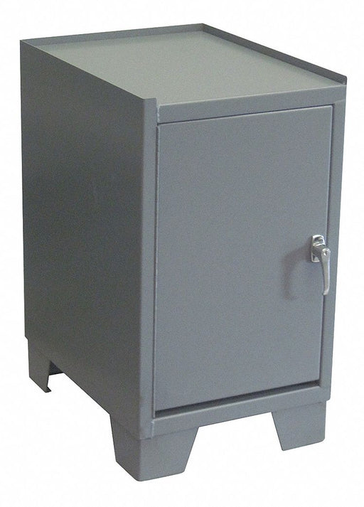 Shelving Cabinet 33 H 18 W Gray