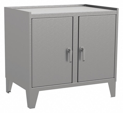 Shelving Cabinet 34 H 36 W Gray