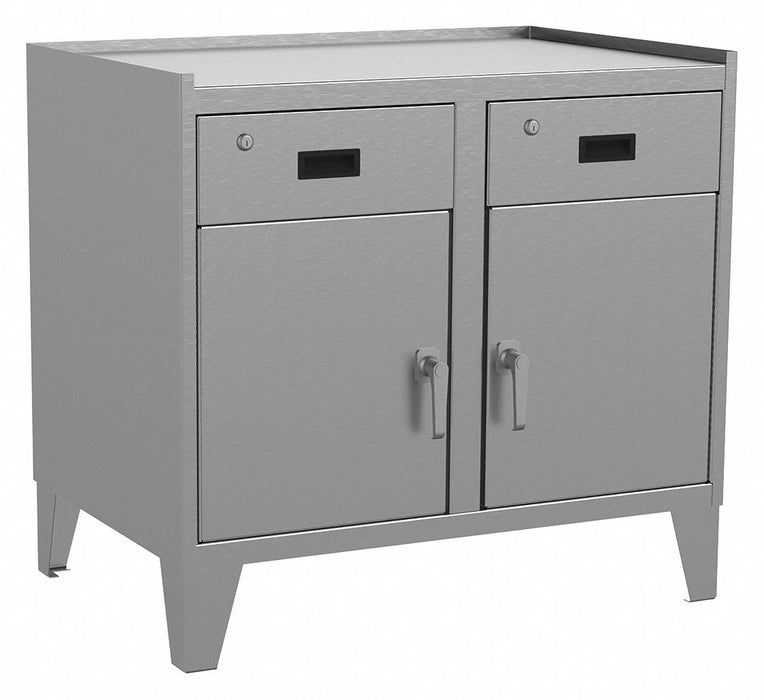 Combo Drawer Cabinet 34 H 36 W Gray