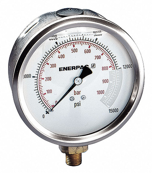K4565 Pressure Gauge 0 to 15000 psi 4 Dial