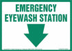 Emergency Eyewash Station Sign