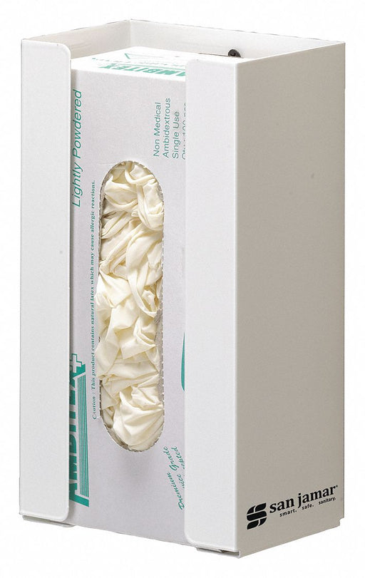 Disposable Glove Dispenser 1 Box Cap Wht