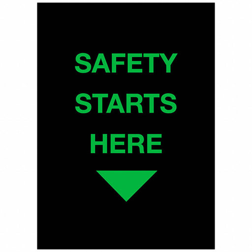 Safety Logo Entrance Mat Black 4ft.x6ft.