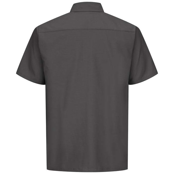 Men's Short Sleeve Solid Rip Stop Shirt