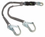 Shock-Absorbing Lanyard Black/Gray