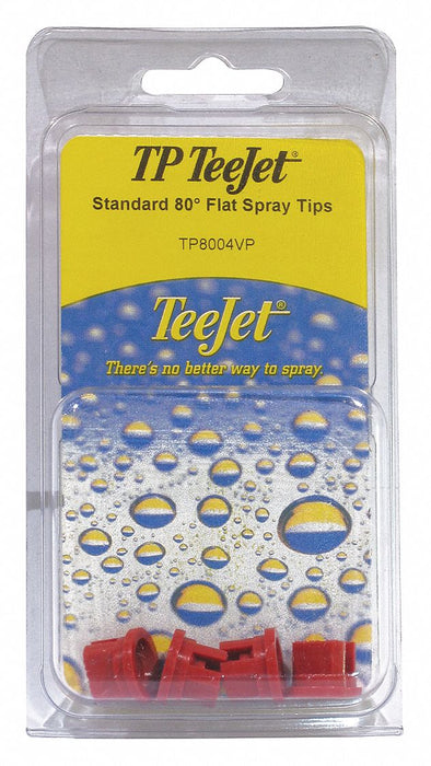 Flat Spray Polymer Tips 80 Deg PK4