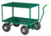 Wagon Truck Perf Deck 36x24 Pneum Wheel