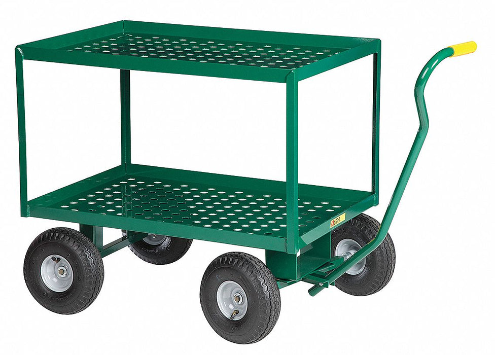 Wagon Truck Perf Deck 36x24 Pneum Wheel