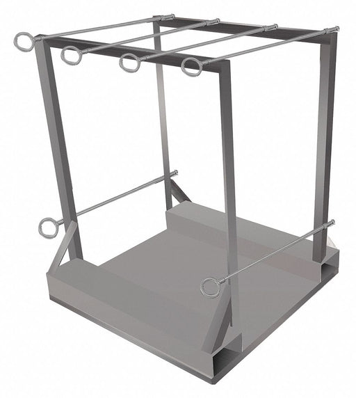 Gas Cylinder Pallet 33 W 1 000 lb Gray