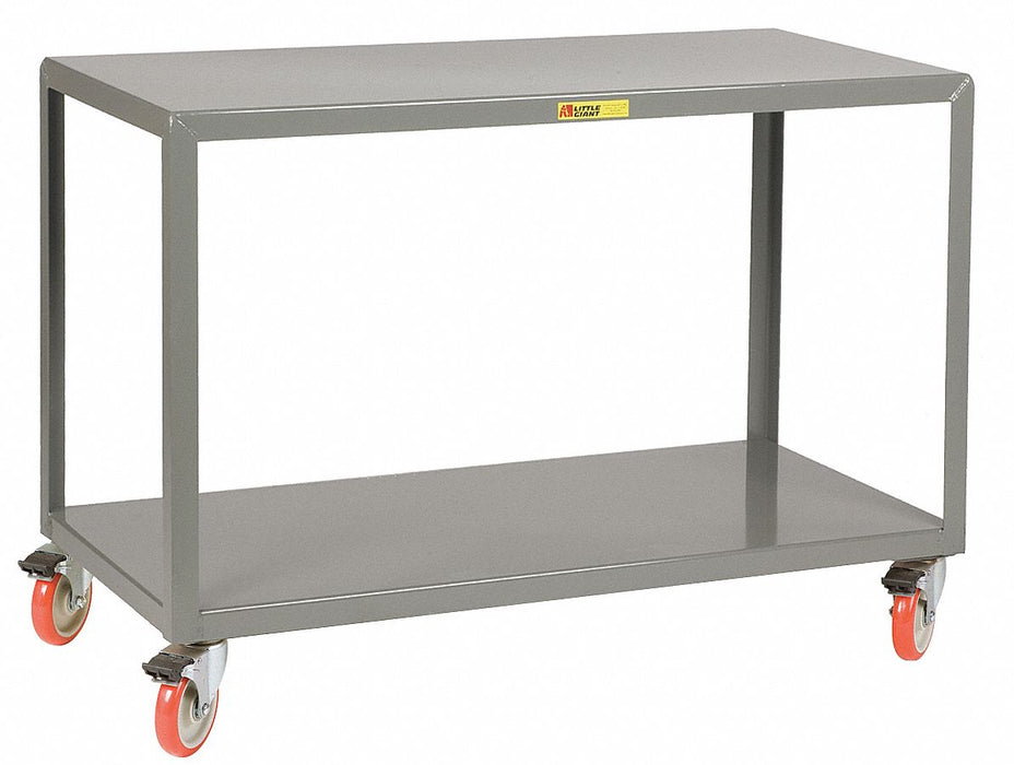 Mobile Table 2 Shelves 60 L x 24 W