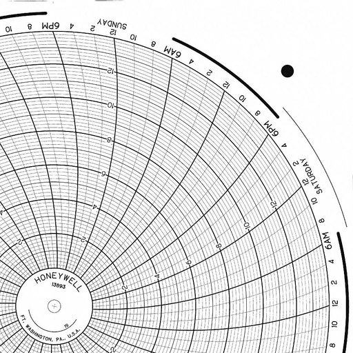 M6794 Circular Paper Chart 7 day 100 pkg