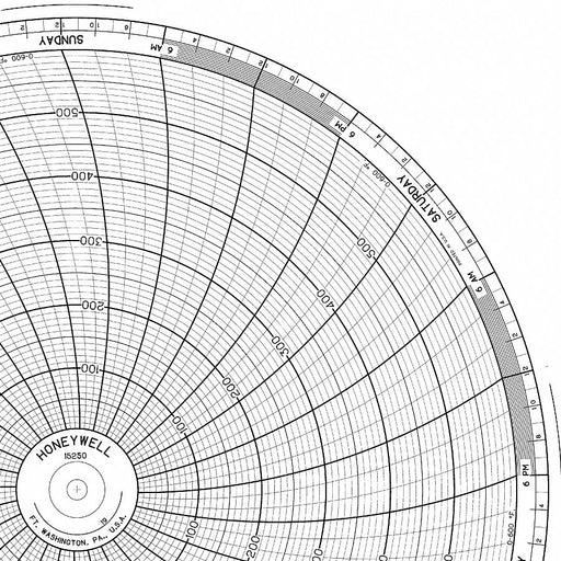 M6798 Circular Paper Chart 7 day 100 pkg