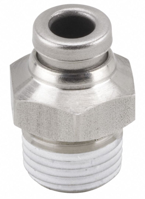 Strt SS Push-Fit 5/16 in MNPT 1/8 in
