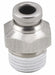 Strt SS Push-Fit 8 mm BSPT 1/8 in