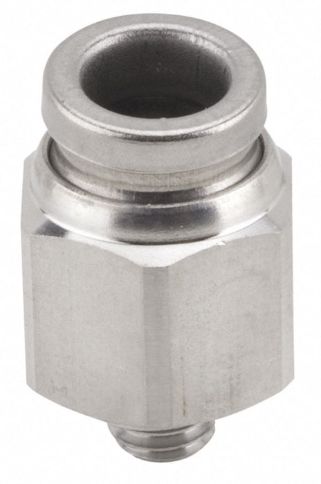 Strt SS Push-Fit 4 mm Metric 5 mm