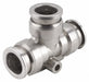 Tee SS Push-Fit 8 mm 8 mm 8 mm