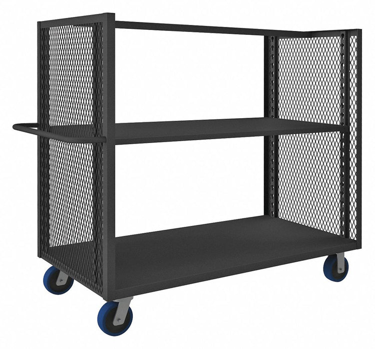 2 Sided Low Deck Cart 1 Shelf 3600 lb.